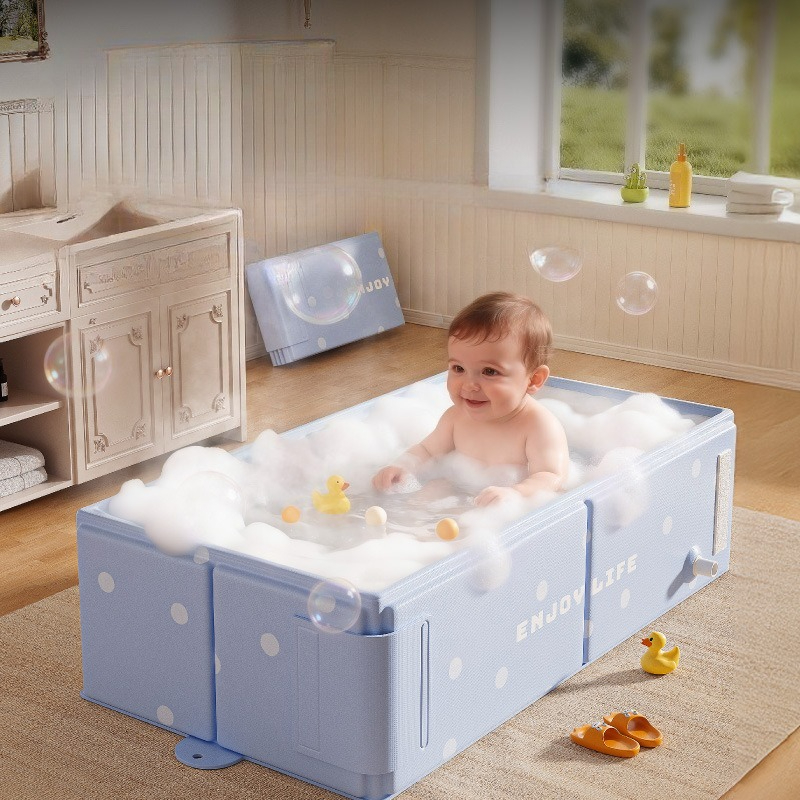 Baby Bath Tub Foldable - Katlanabilir Bebek Küveti 0-8 yaş Çocuk