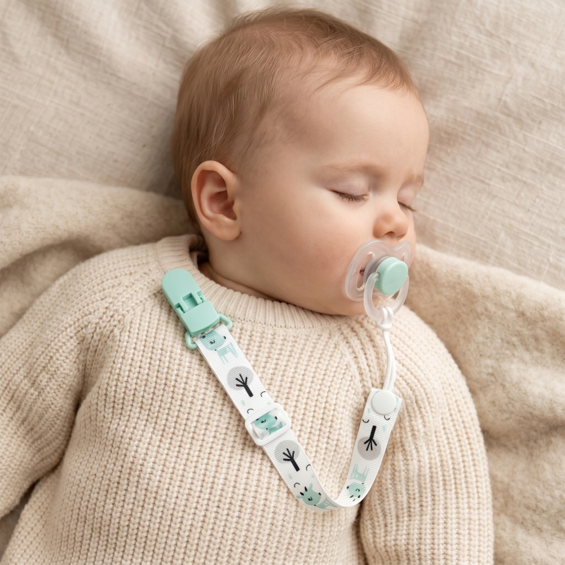 Baby Products Moisturizer - Sabit Düğmeli Bebek Emzik Klipsleri Zincirleri