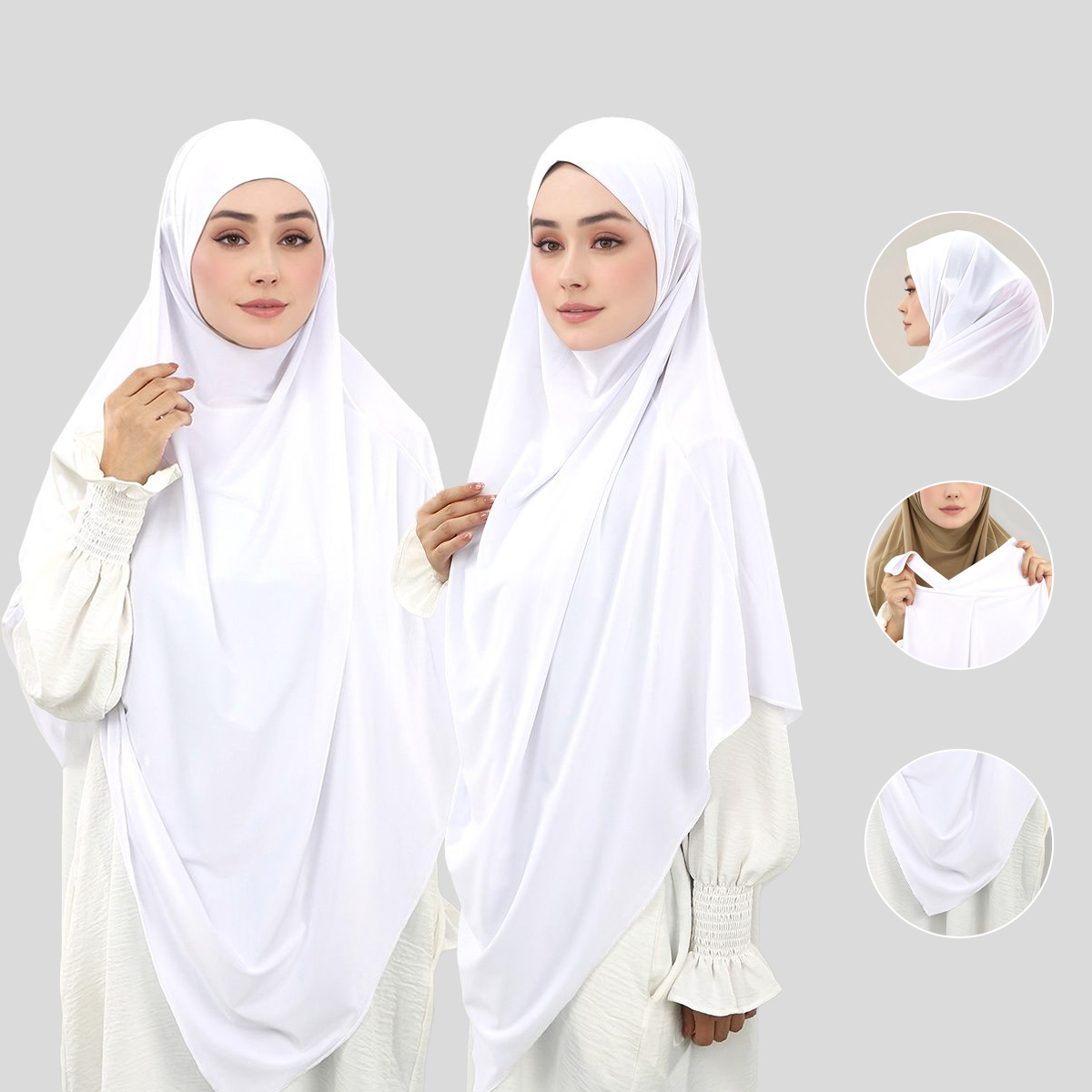 Baby Products Malaysia - Kadınlar İçin Büyük Boy Düz Müslüman