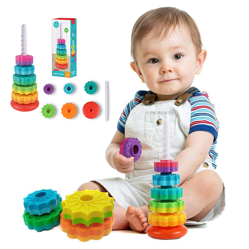 Toddler Learning Tower - Gökkuşağı Kule Oyuncak Yürümeye Başlayan Çocuk