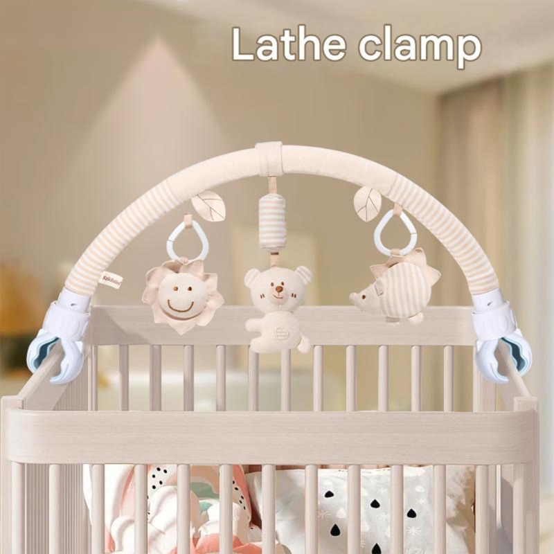 Baby Products Organic - Yumuşak Peluş Bebek Arabası Asılı Çan