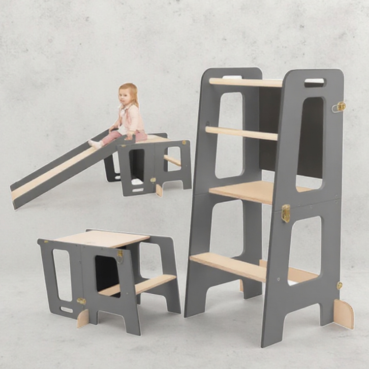 Toddler Learning Tower - Çocuklar için Katlanabilir Basamaklı Tabure, Çocuk