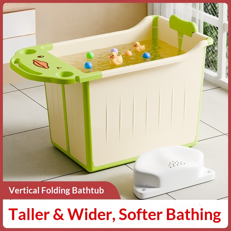 Baby Bath Tub Foldable - Katlanabilir Taşınabilir Bebek Küveti Büyük Kalınlaştırılmış