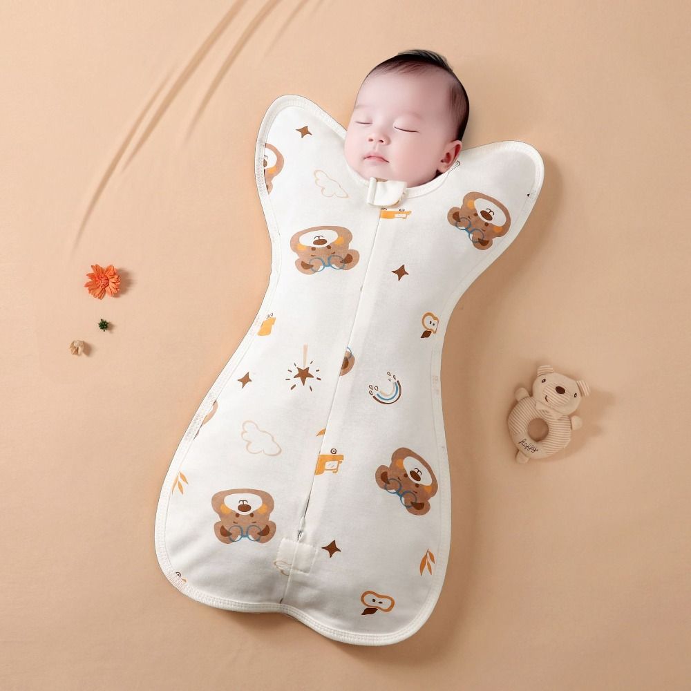 Baby Sleep Sack - Pamuklu Bebek Kundak Battaniyesi Fermuarlı Kapatma