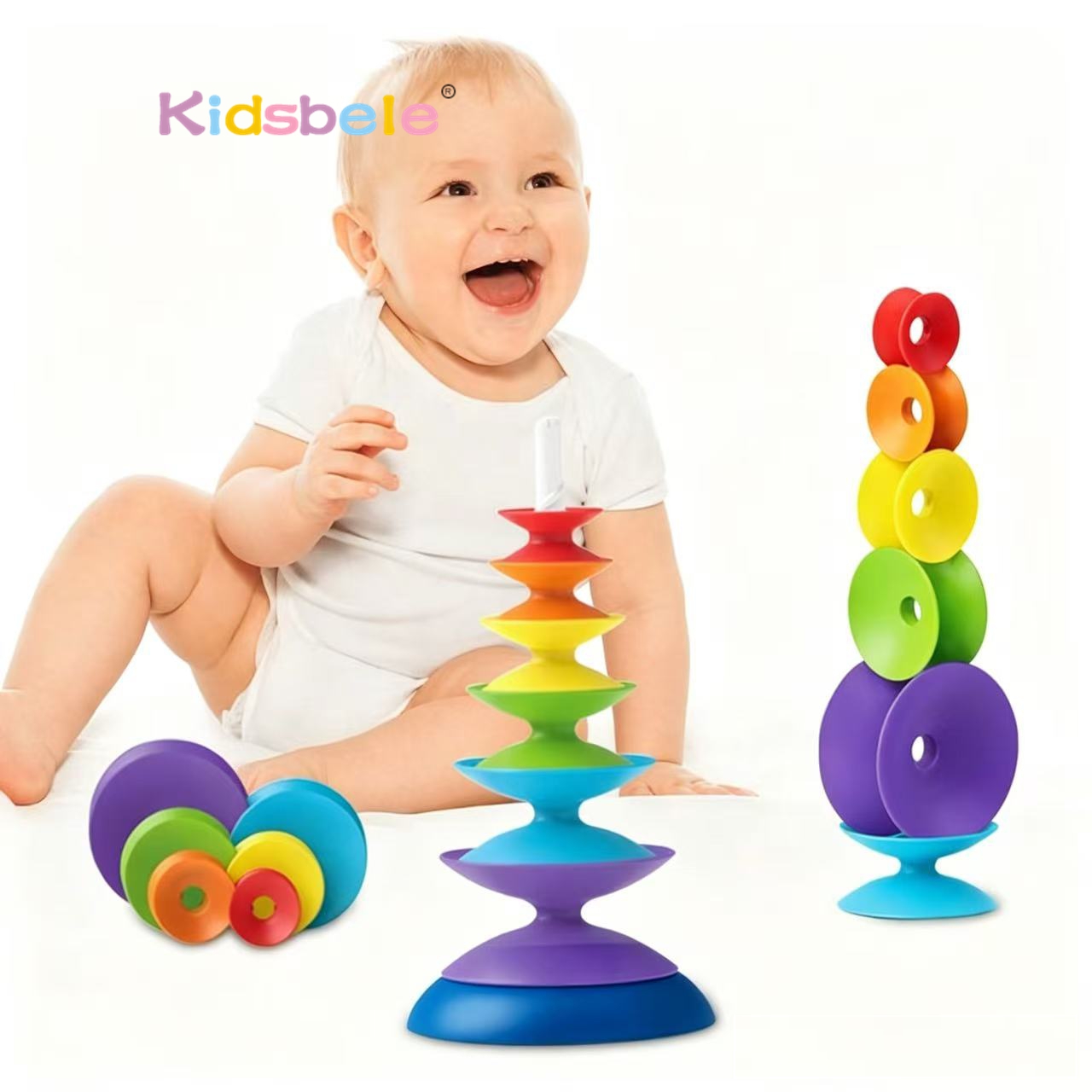 Toddler Learning Tower - Yeni yürümeye başlayan çocuklar için gökkuşağı