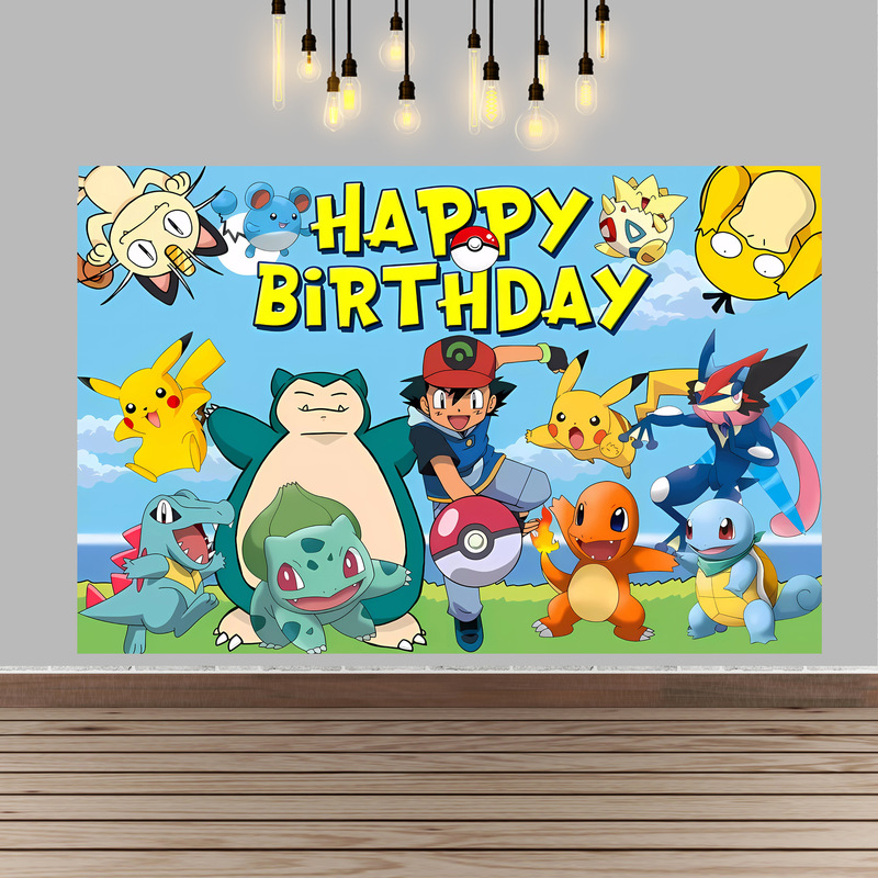 Pokemon Doğum Günü Partisi Ark - Baby Products Poster incelemesi ve fiyatı