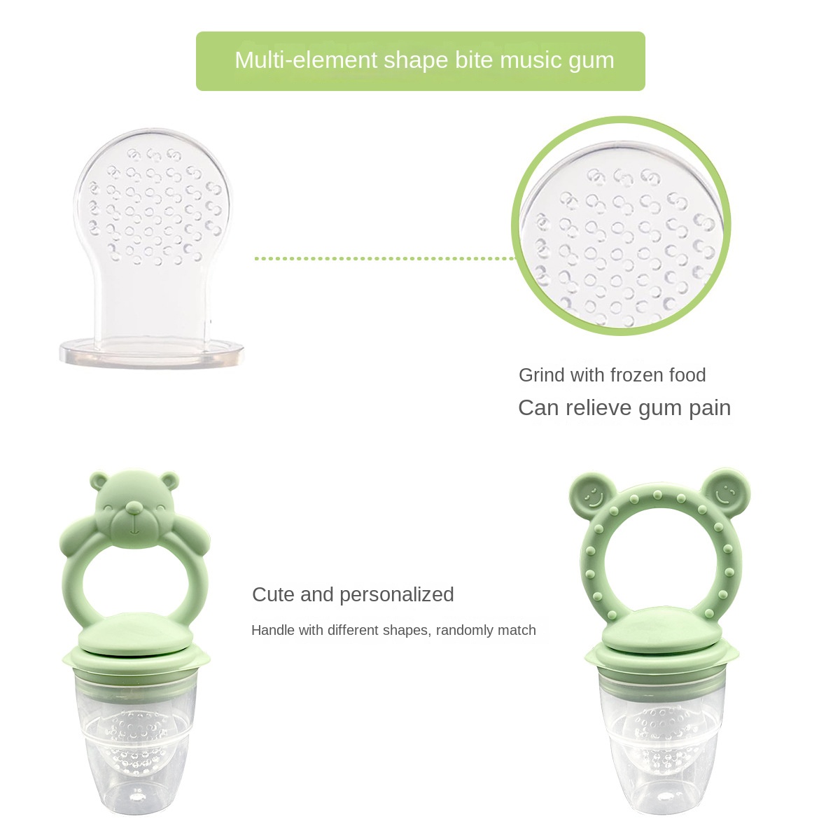 Gıda sınıfı silikon bebek diş  - Baby Products Eco Friendly incelemesi ve fiyatı