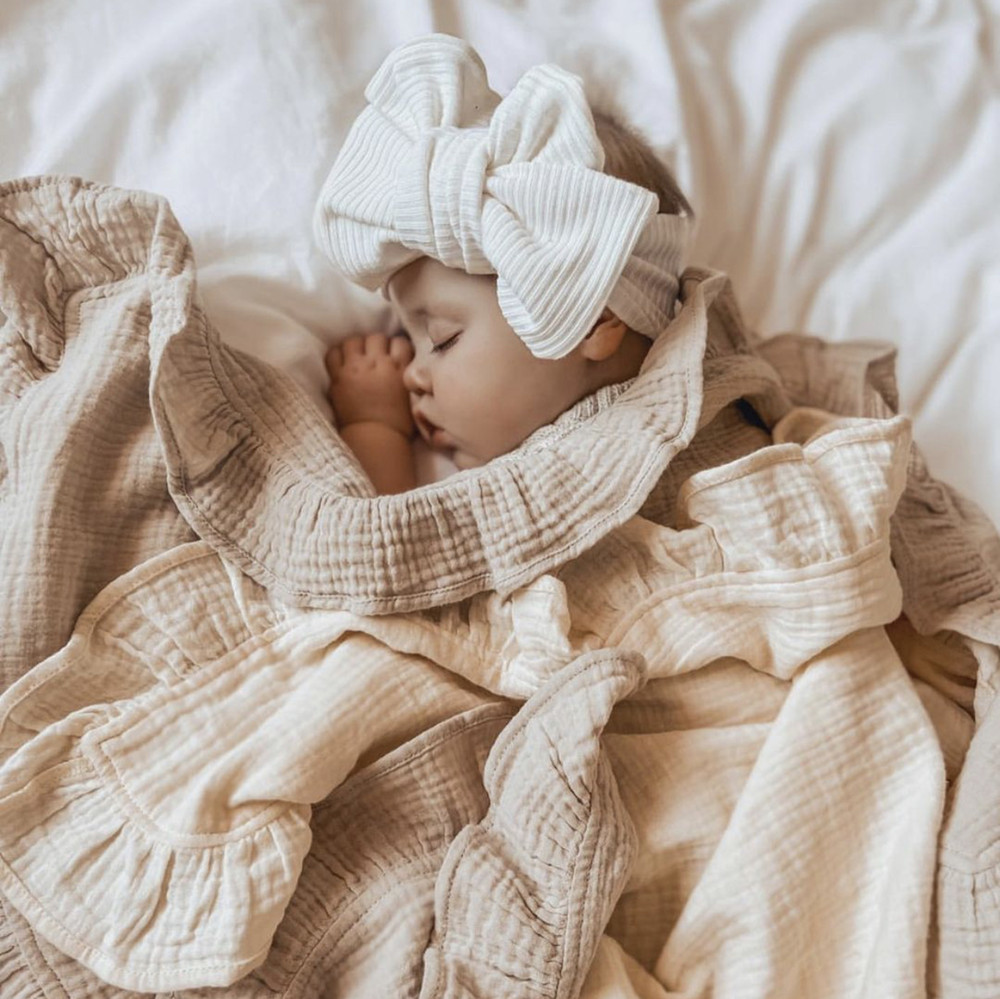 INS Ruffled Muslin Bebek Kunda - Baby Products Organic incelemesi ve fiyatı